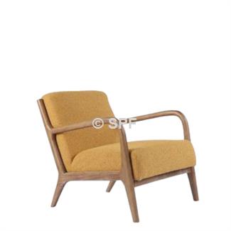 Luca Occasional Chair Fabric Gold